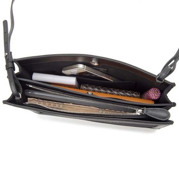 Balenciaga Blue Pochette Leather Shoulder Bag Black - Picture 4 of 6